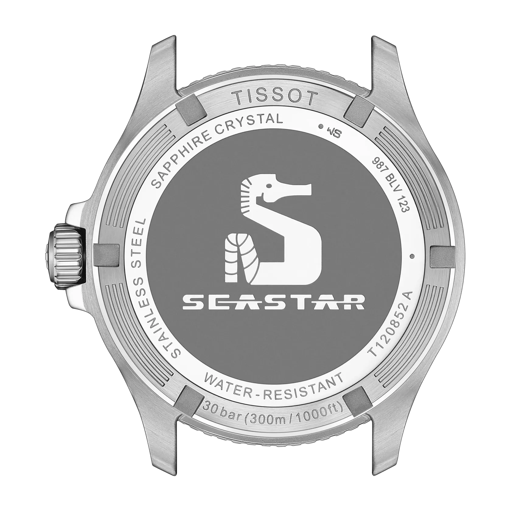 Tissot Seastar 1000 GMT watch 40mm Black Quartz Steel T120.852.11.051.00