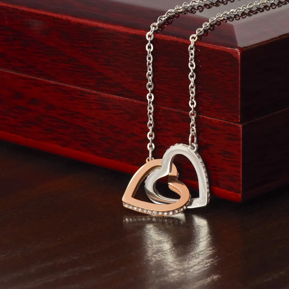 To my soulmate Interlocking hearts