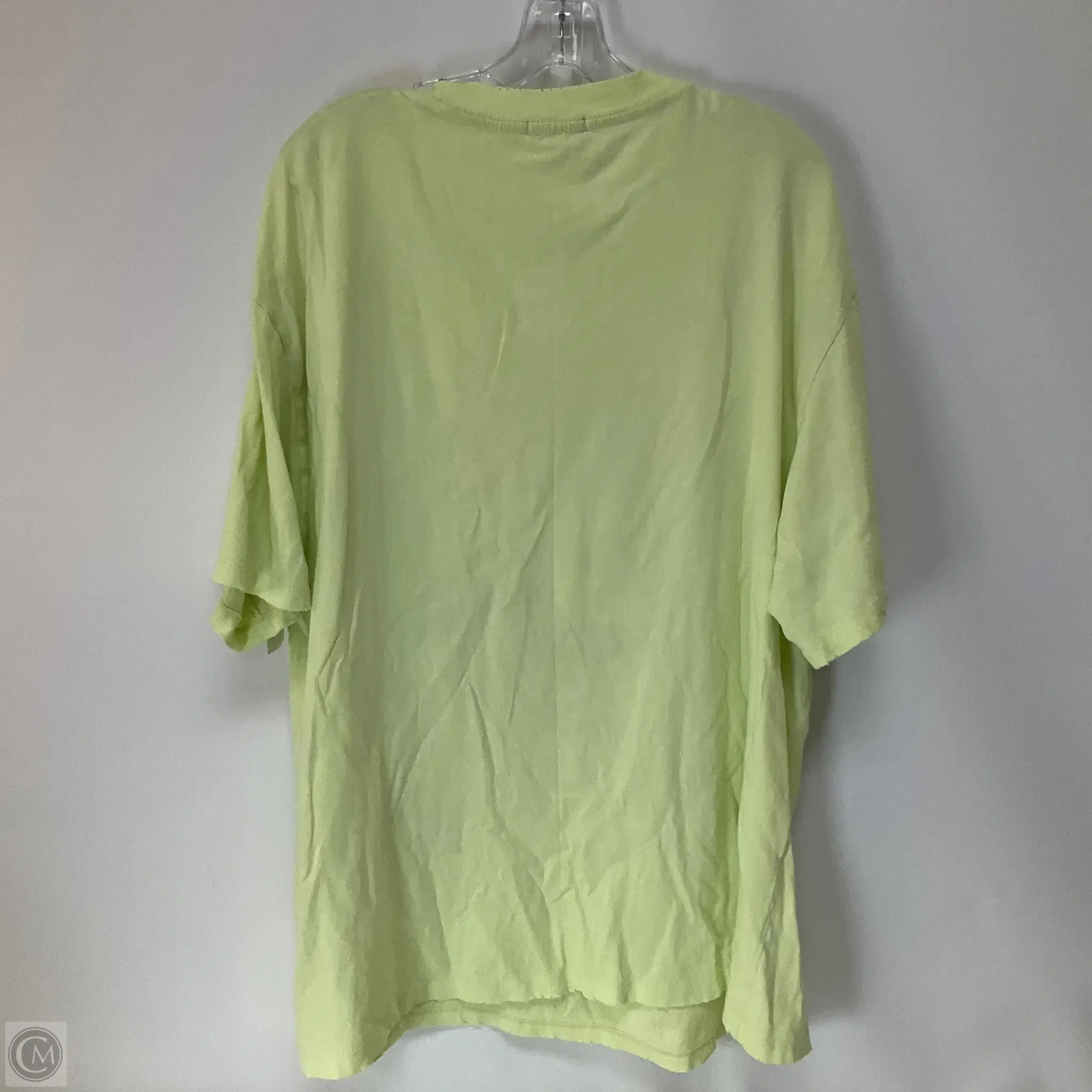 Top Short Sleeve By Cmc In Green, Size: M