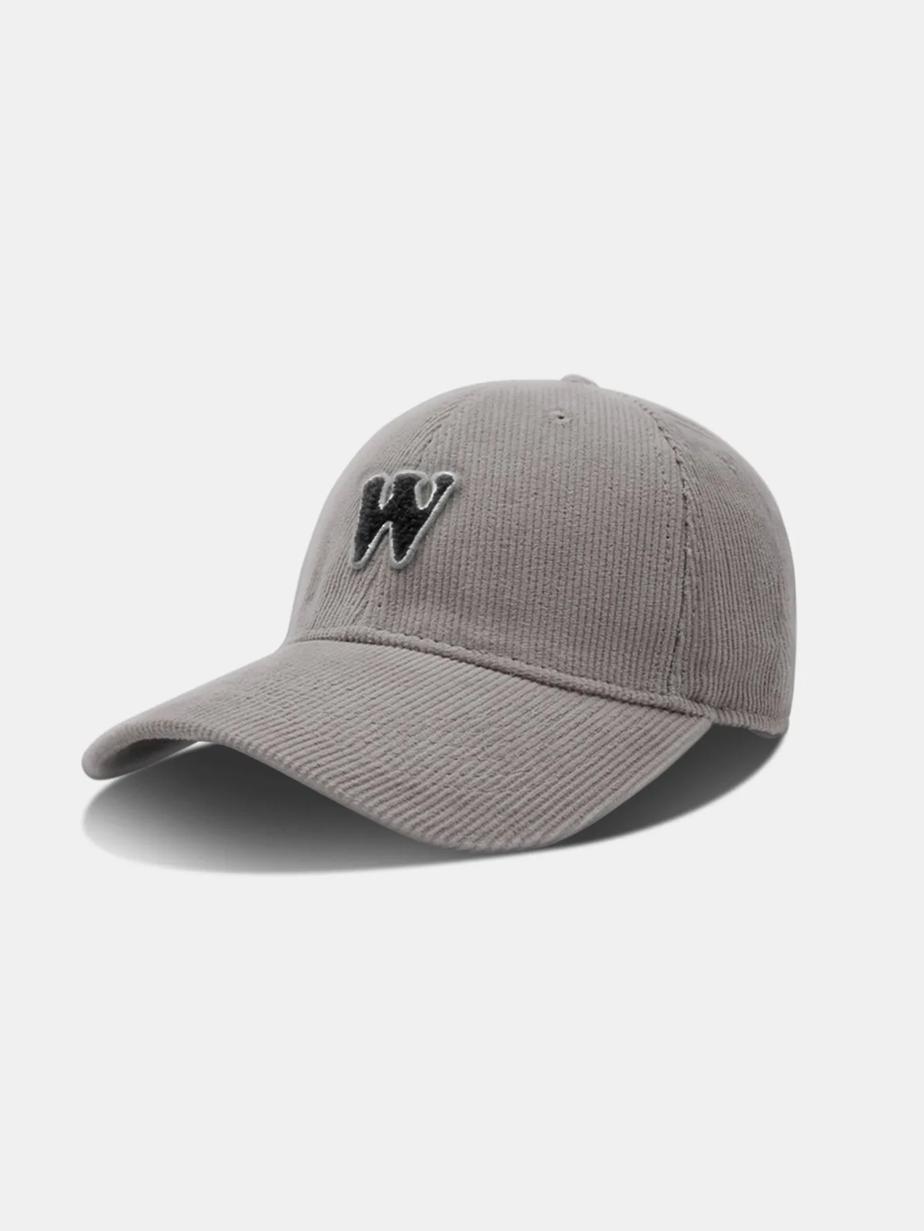 Topi baseball retro korduroy bergaya bergaya