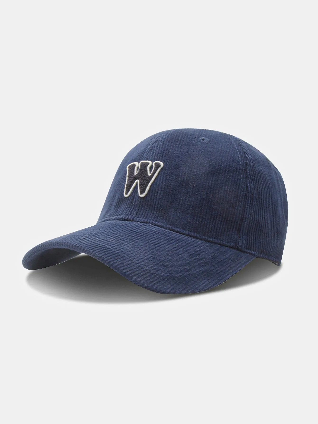 Topi baseball retro korduroy bergaya bergaya