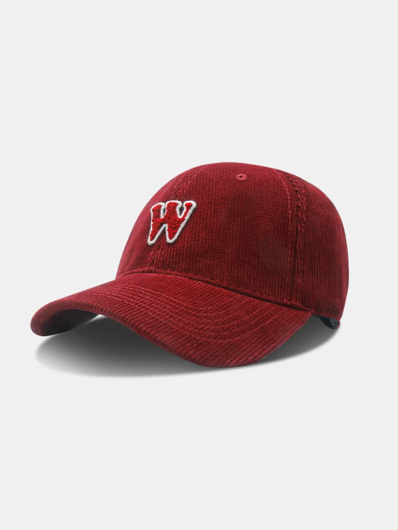Topi baseball retro korduroy bergaya bergaya