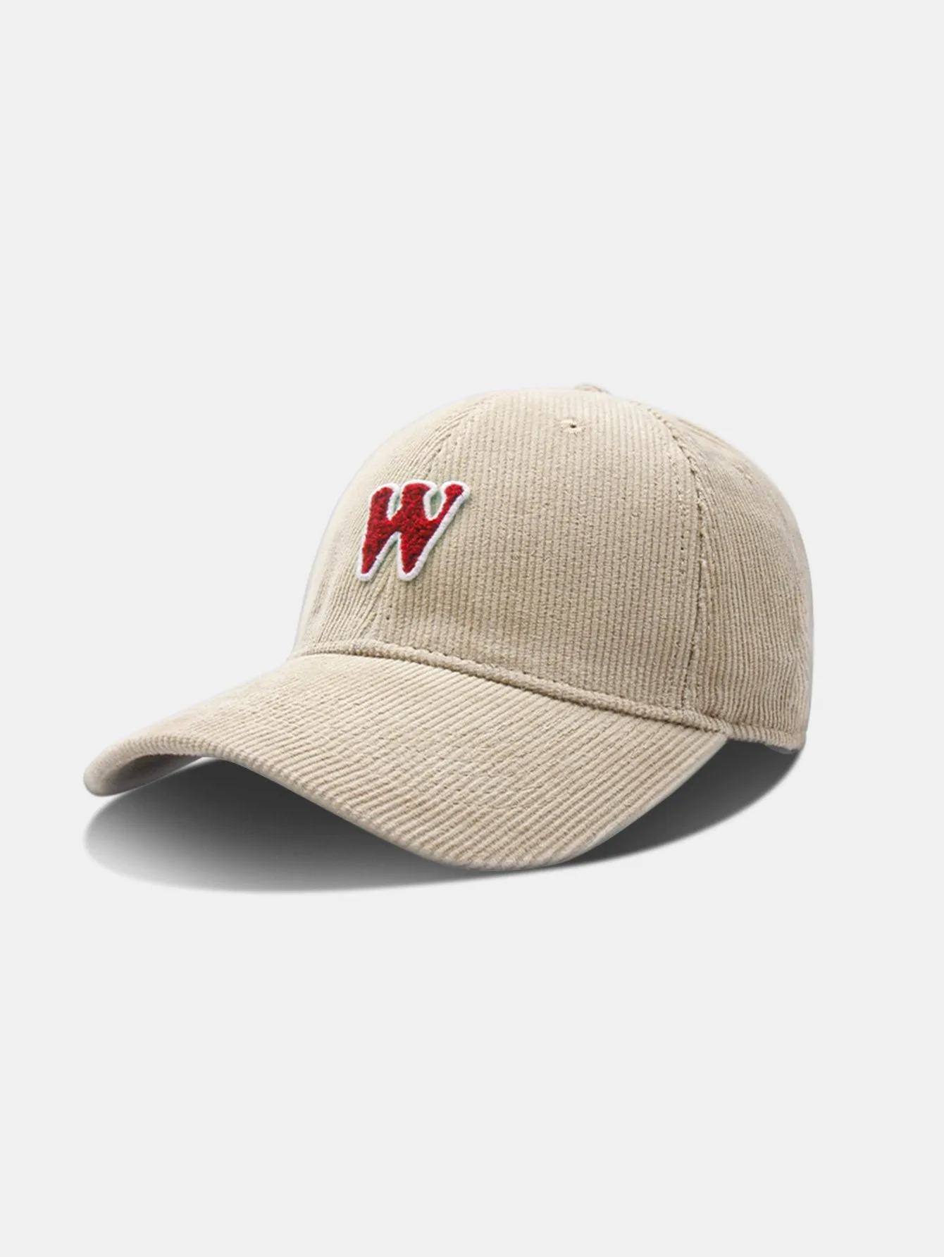 Topi baseball retro korduroy bergaya bergaya