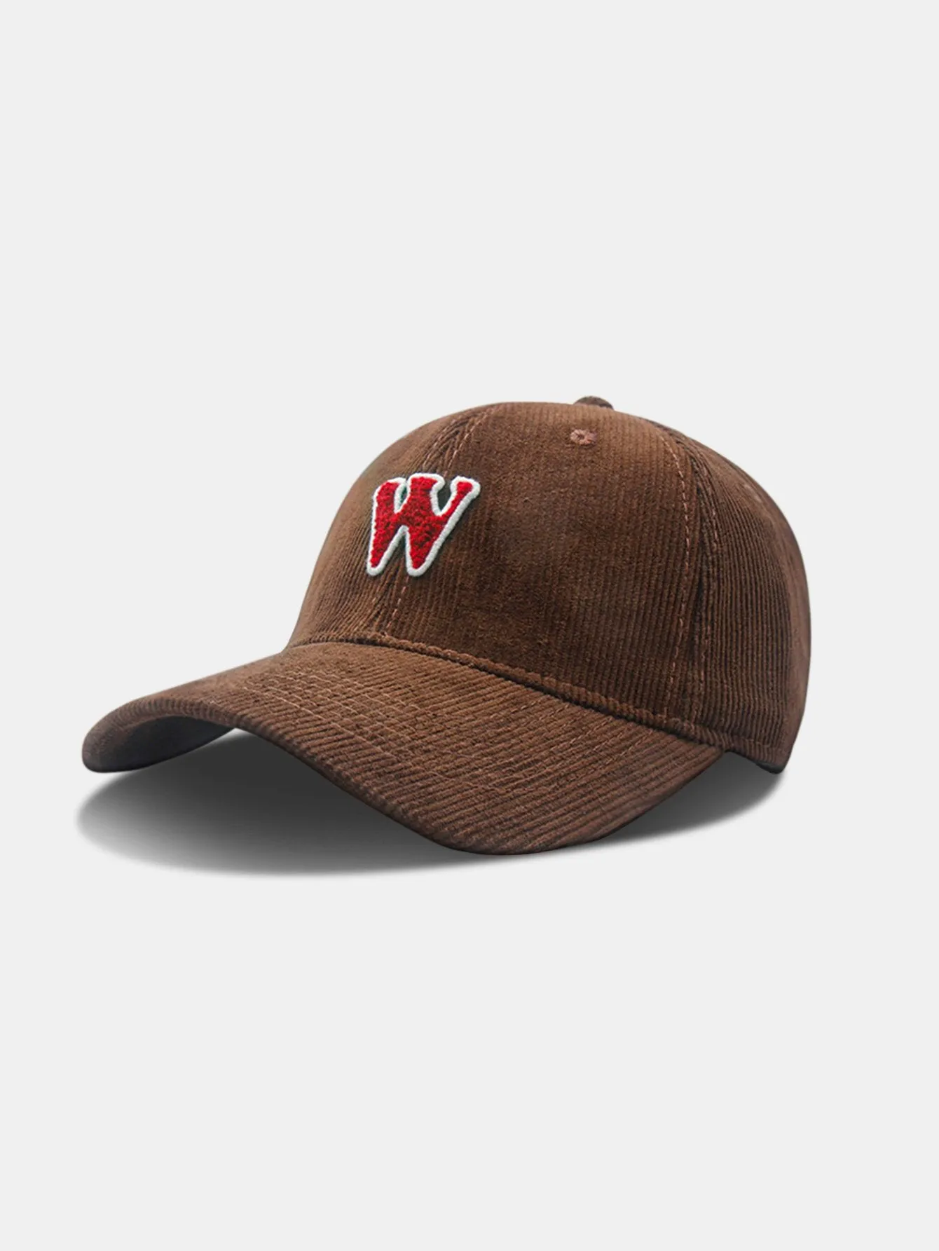 Topi baseball retro korduroy bergaya bergaya