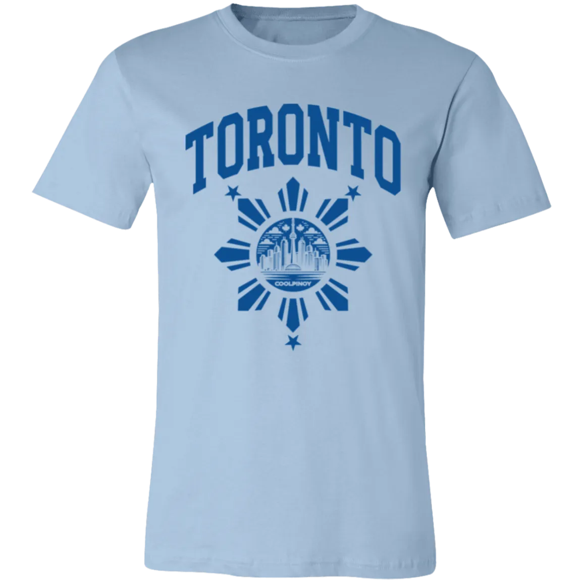 Toronto with Sun and Stars Unisex Jersey T-Shirt