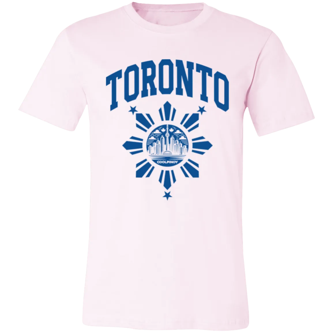 Toronto with Sun and Stars Unisex Jersey T-Shirt