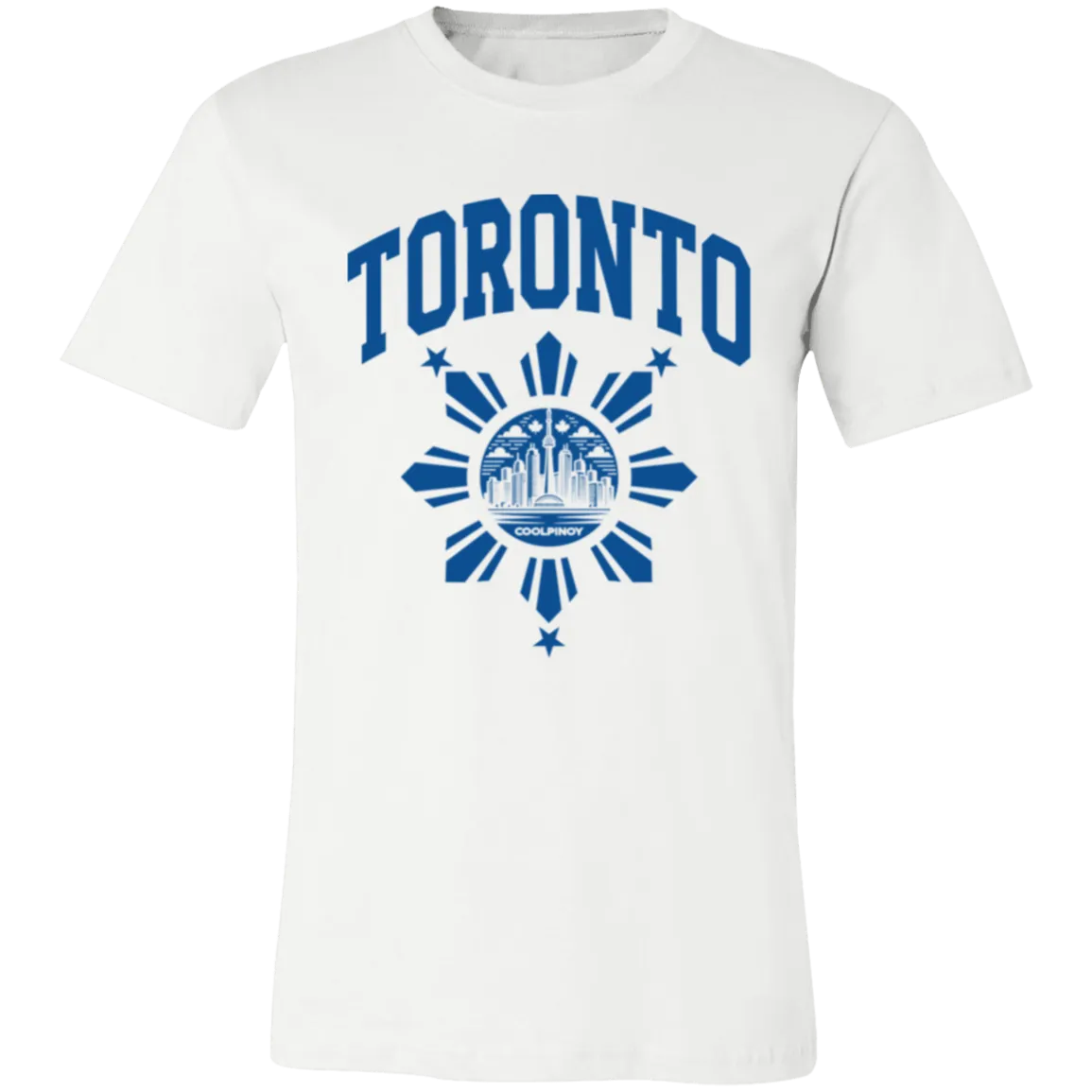 Toronto with Sun and Stars Unisex Jersey T-Shirt