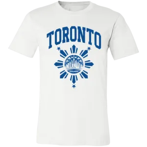 Toronto with Sun and Stars Unisex Jersey T-Shirt