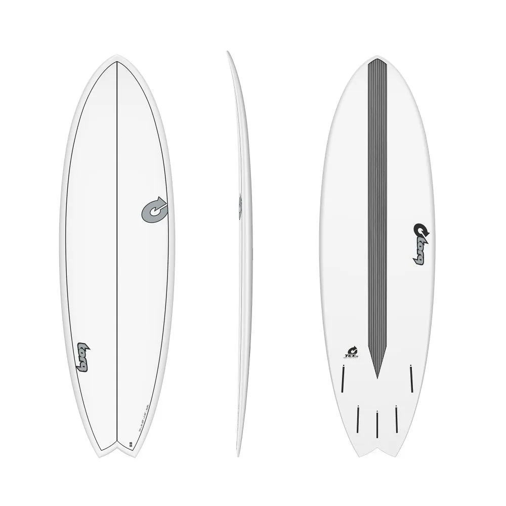 TORQ TET-CS MOD FISH 6'3 WHITE