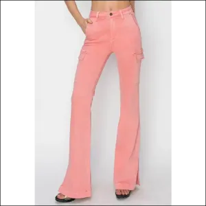 Transform your Wardrobe with Risen Cargo Bootcut Jeans – where Style Meets Comfort!