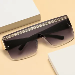 Trendy Fashion Personality Head Decorated Sunglasses Frameless