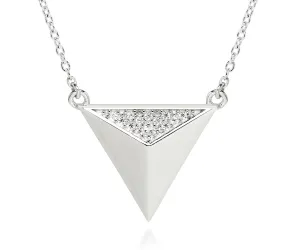 Triangle Pavé Crystal Necklace