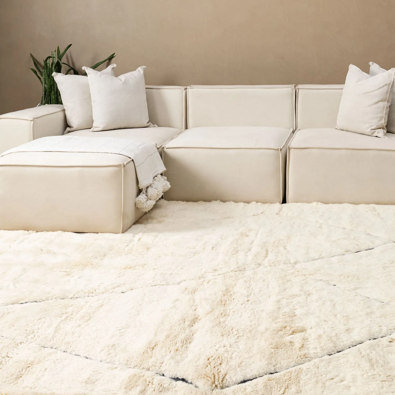 Twins - Luxury Shag Moroccan Rug