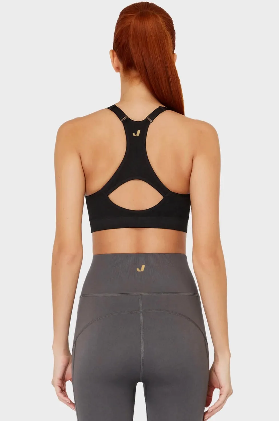 Utica Black Sports Bra