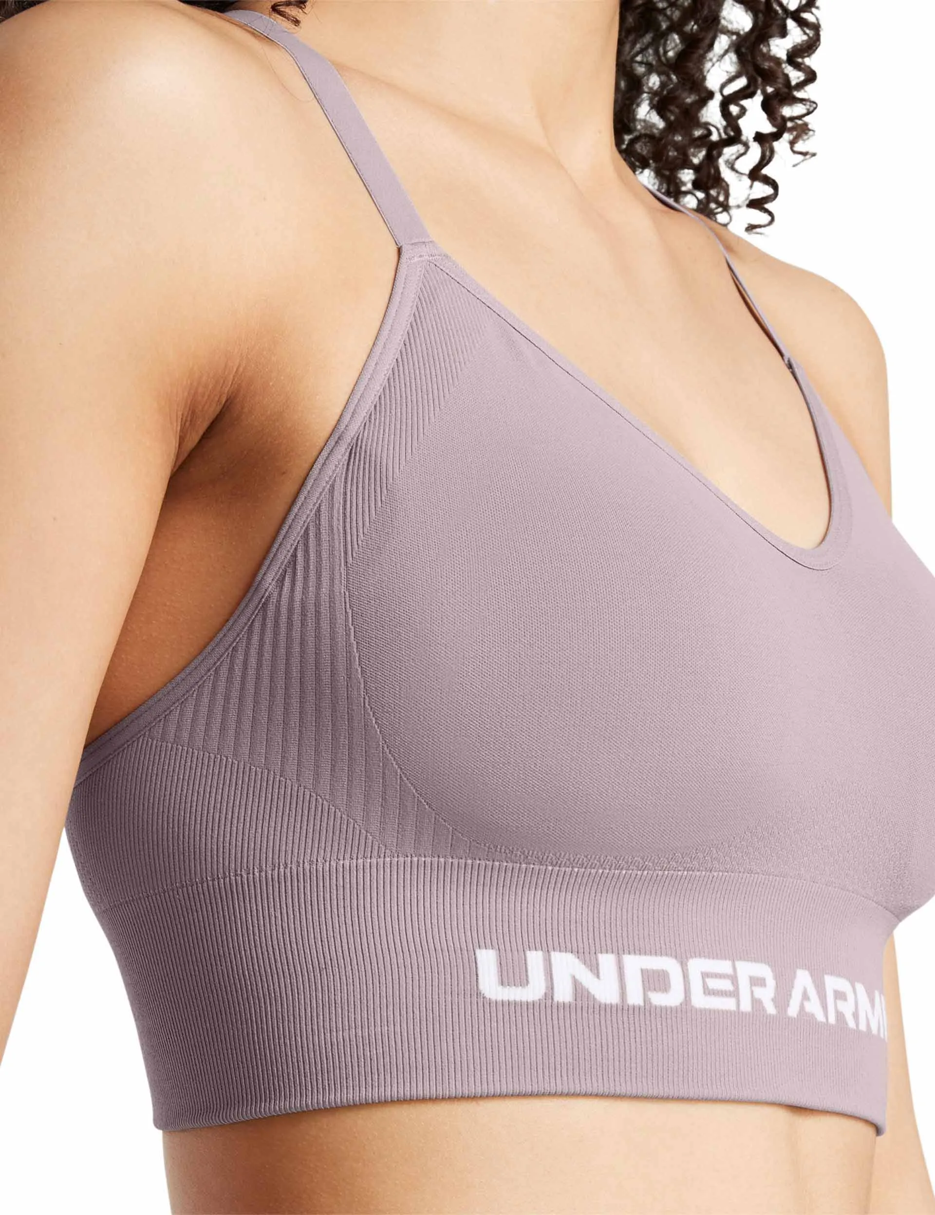 Vanish Seamless Low Sports Bra - Tetra Grey/White