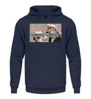 Verrückt?! NEE, SPASS AM LEBEN  - Unisex Kapuzenpullover Hoodie