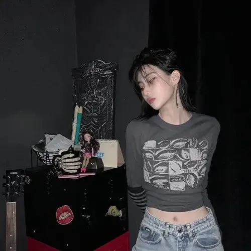 Vibrant Anime Crop Top for Y2K Style Enthusiasts