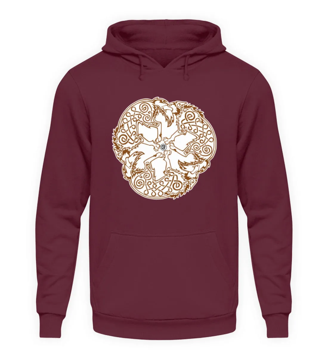 Viking Wolves - Wikinger Wölfe  - Unisex Kapuzenpullover Hoodie