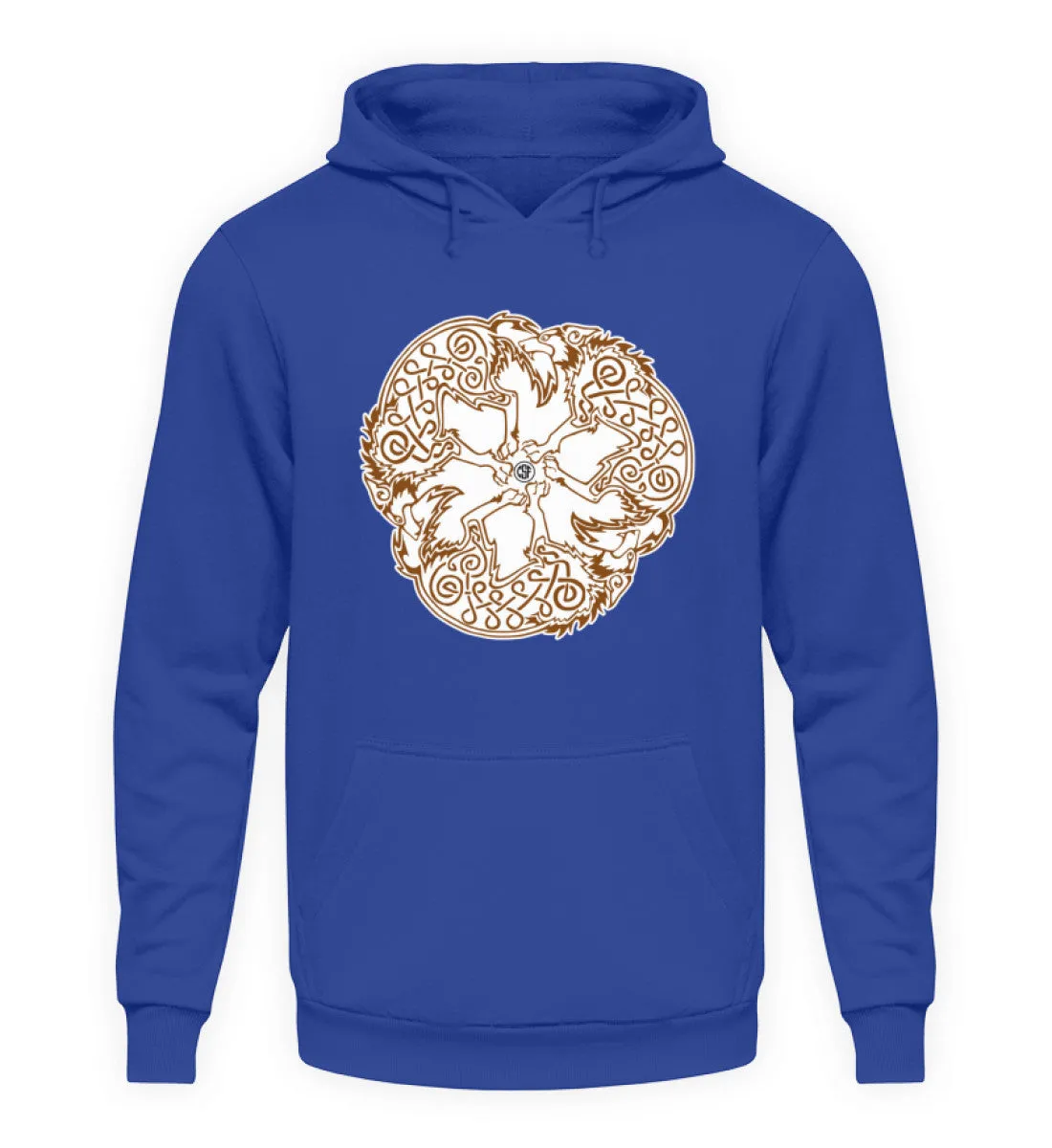 Viking Wolves - Wikinger Wölfe  - Unisex Kapuzenpullover Hoodie