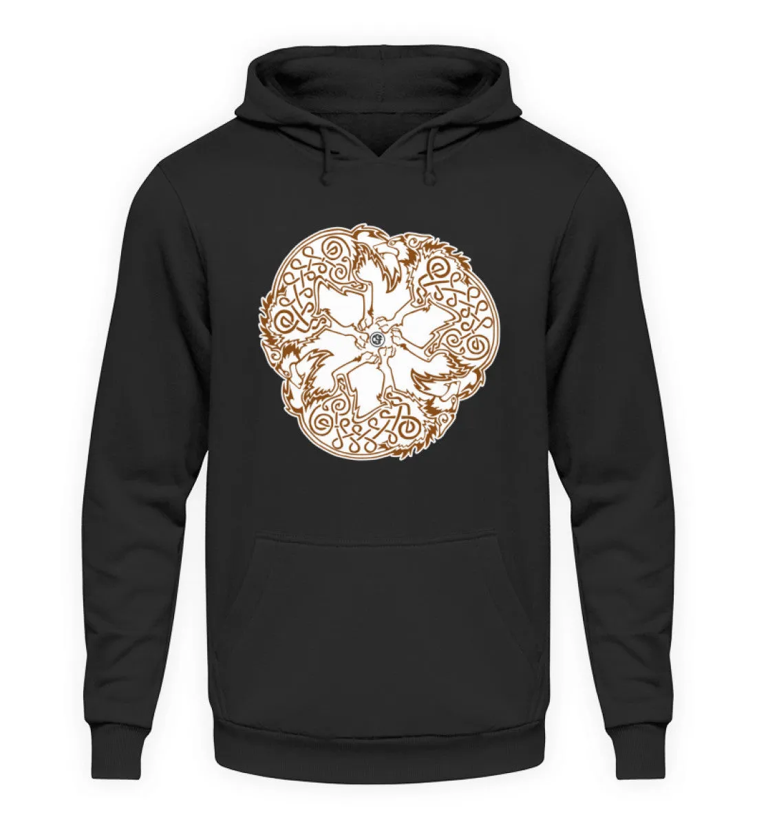 Viking Wolves - Wikinger Wölfe  - Unisex Kapuzenpullover Hoodie