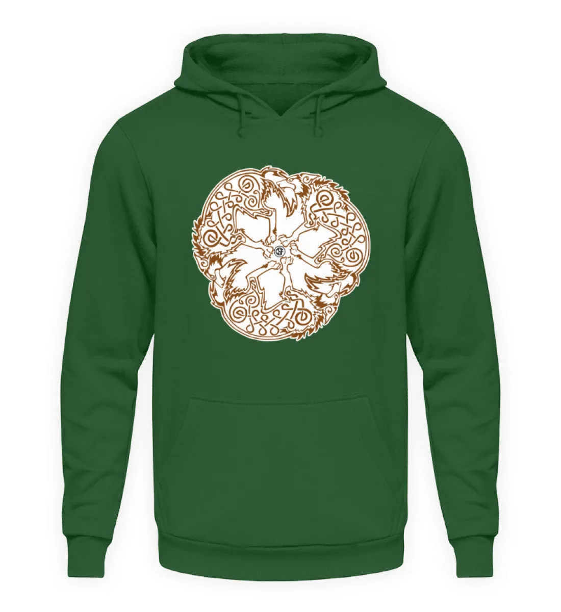 Viking Wolves - Wikinger Wölfe  - Unisex Kapuzenpullover Hoodie