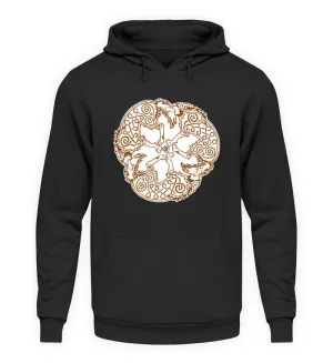 Viking Wolves - Wikinger Wölfe  - Unisex Kapuzenpullover Hoodie