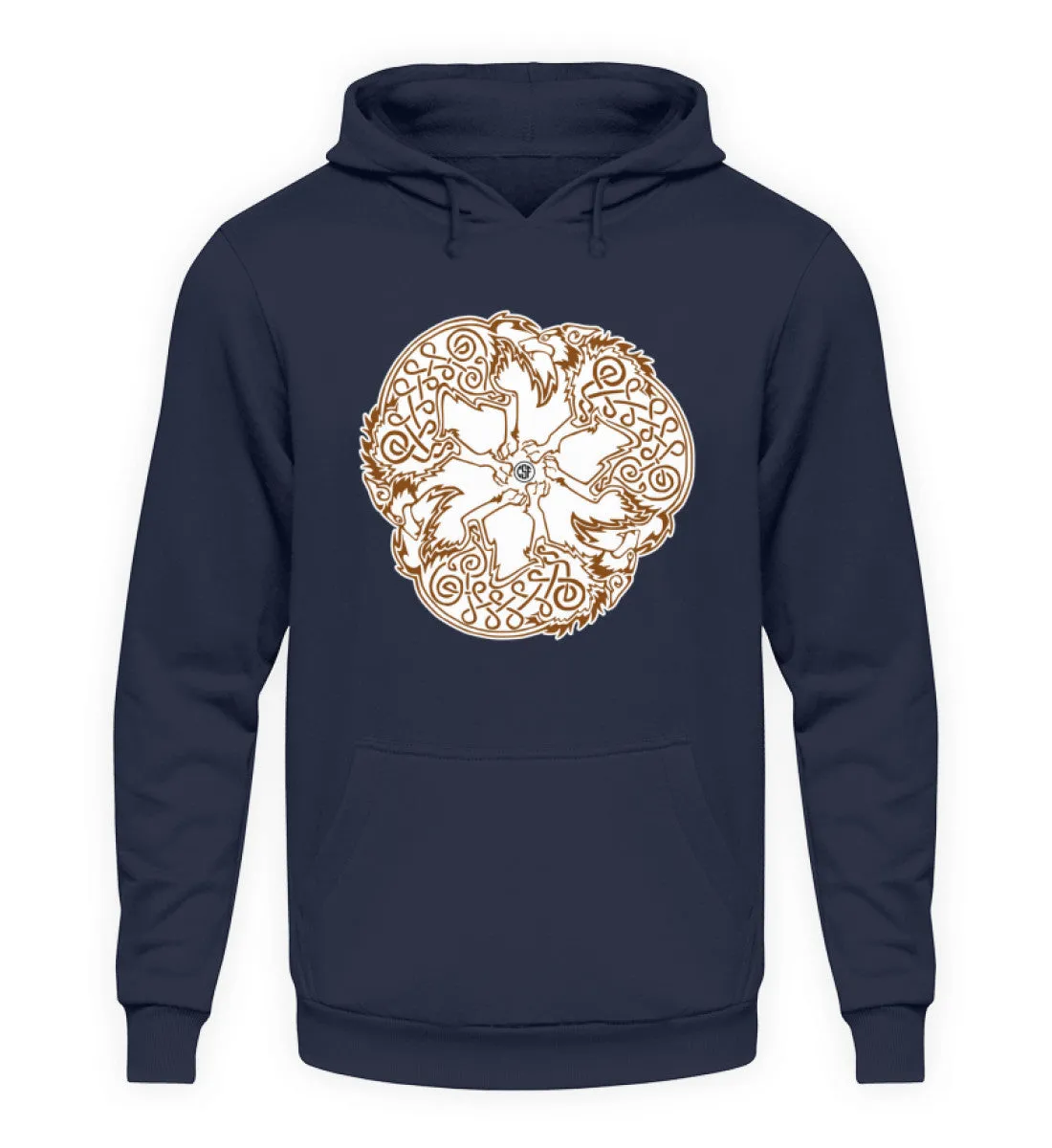 Viking Wolves - Wikinger Wölfe  - Unisex Kapuzenpullover Hoodie