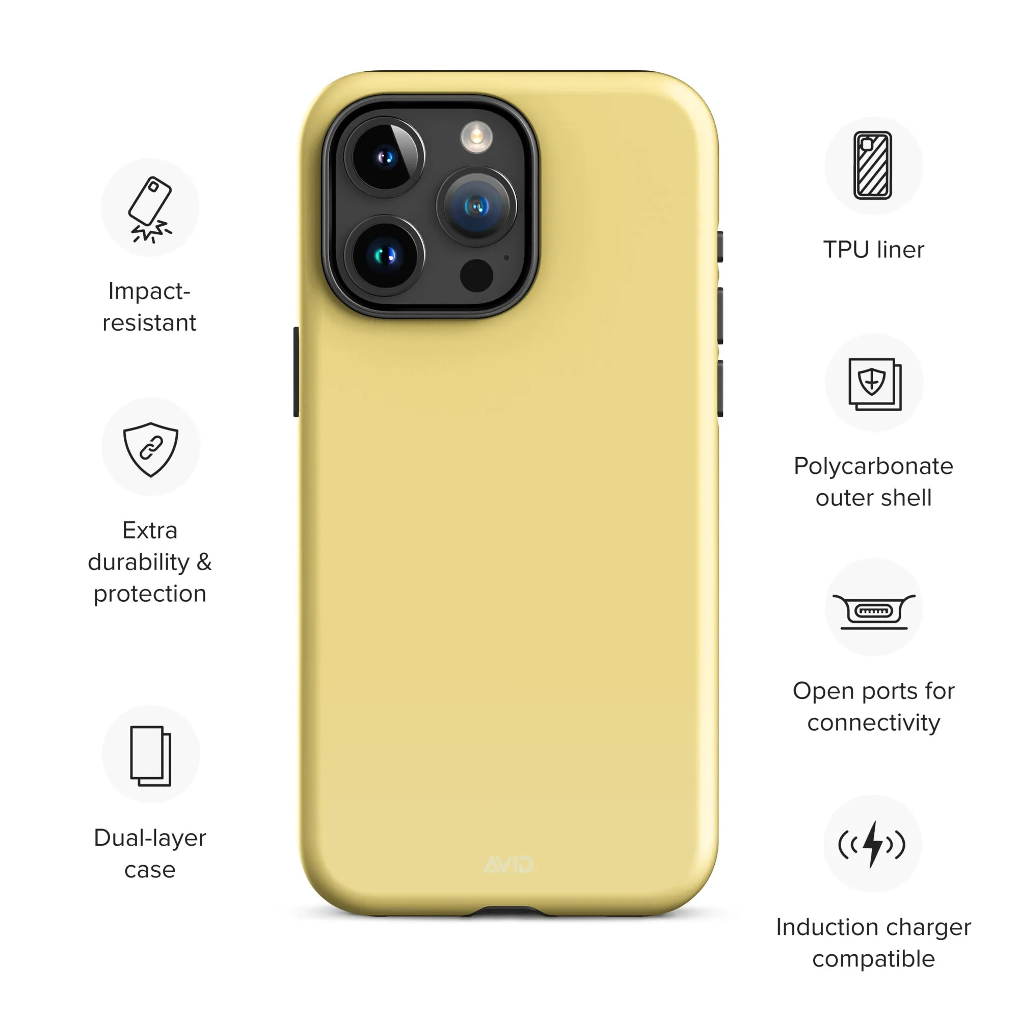 Vis Vis Yellow - Tough Case for iPhone®