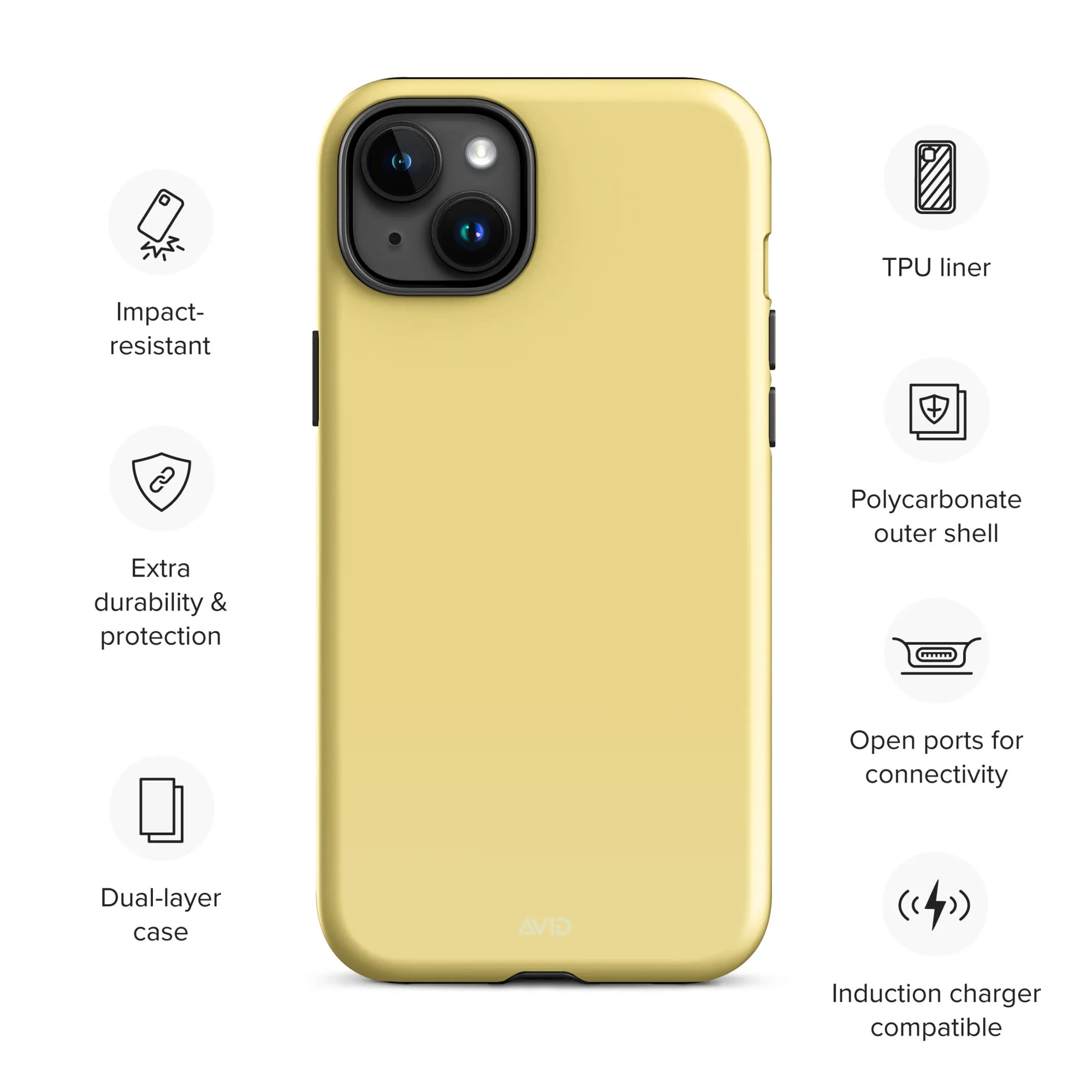 Vis Vis Yellow - Tough Case for iPhone®