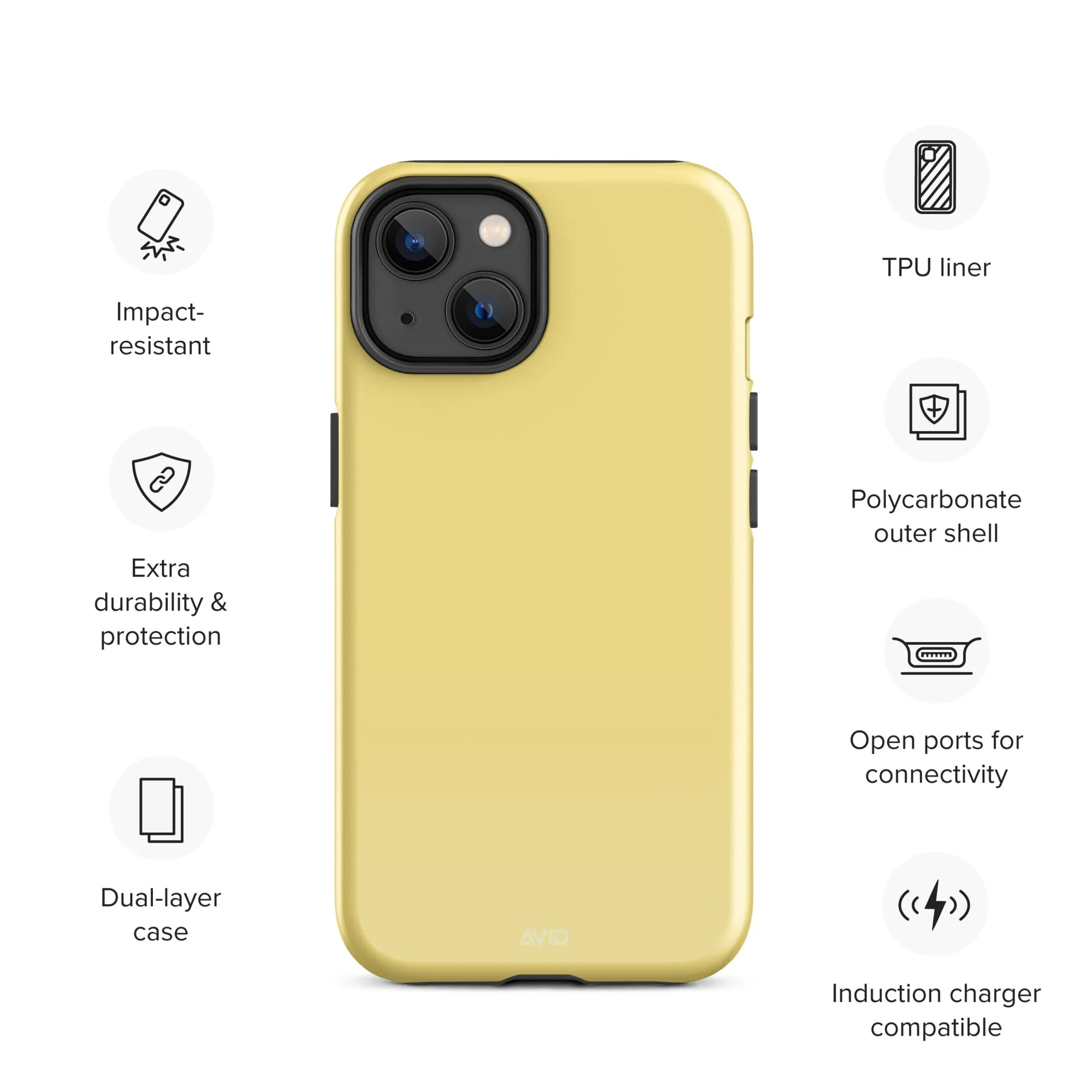 Vis Vis Yellow - Tough Case for iPhone®
