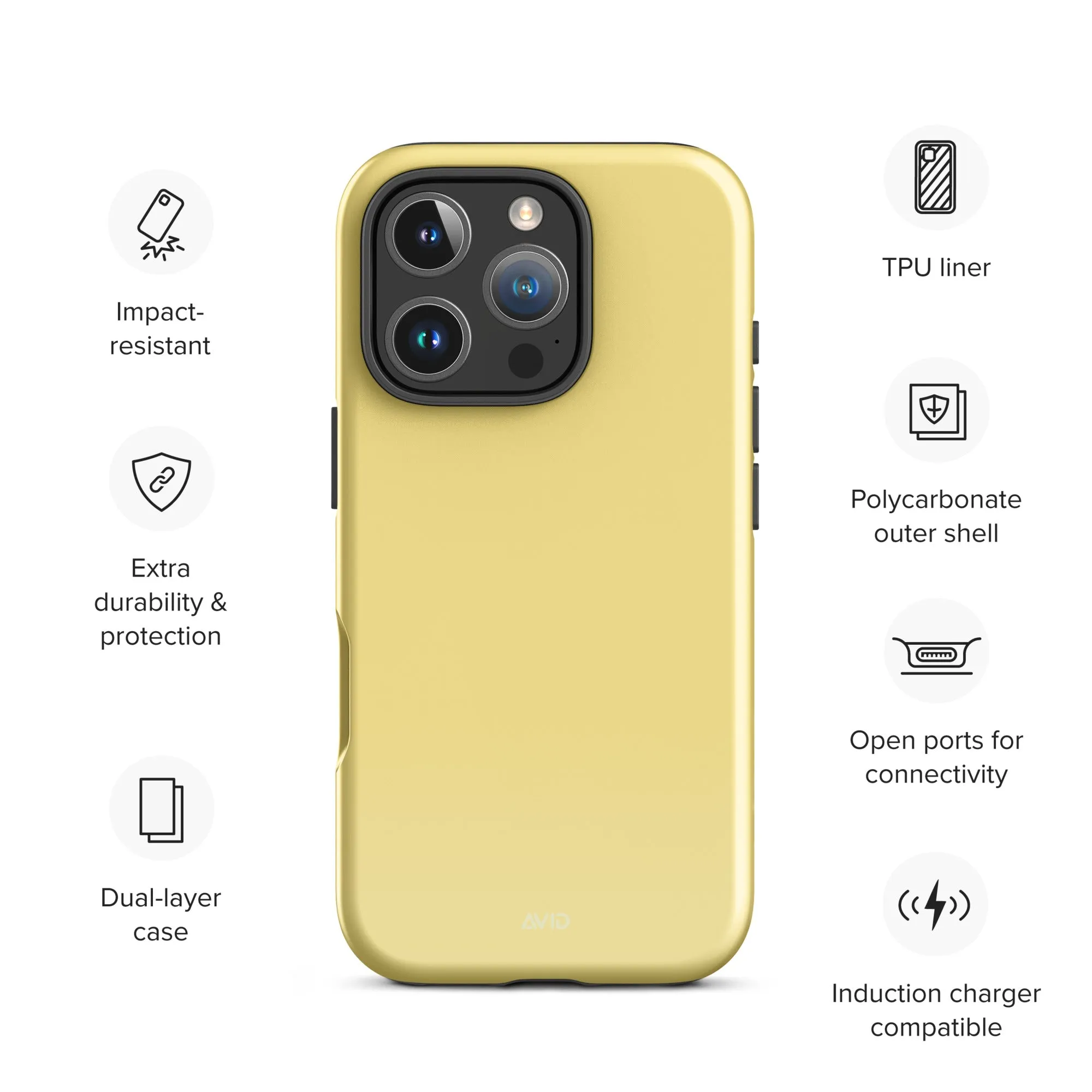 Vis Vis Yellow - Tough Case for iPhone®