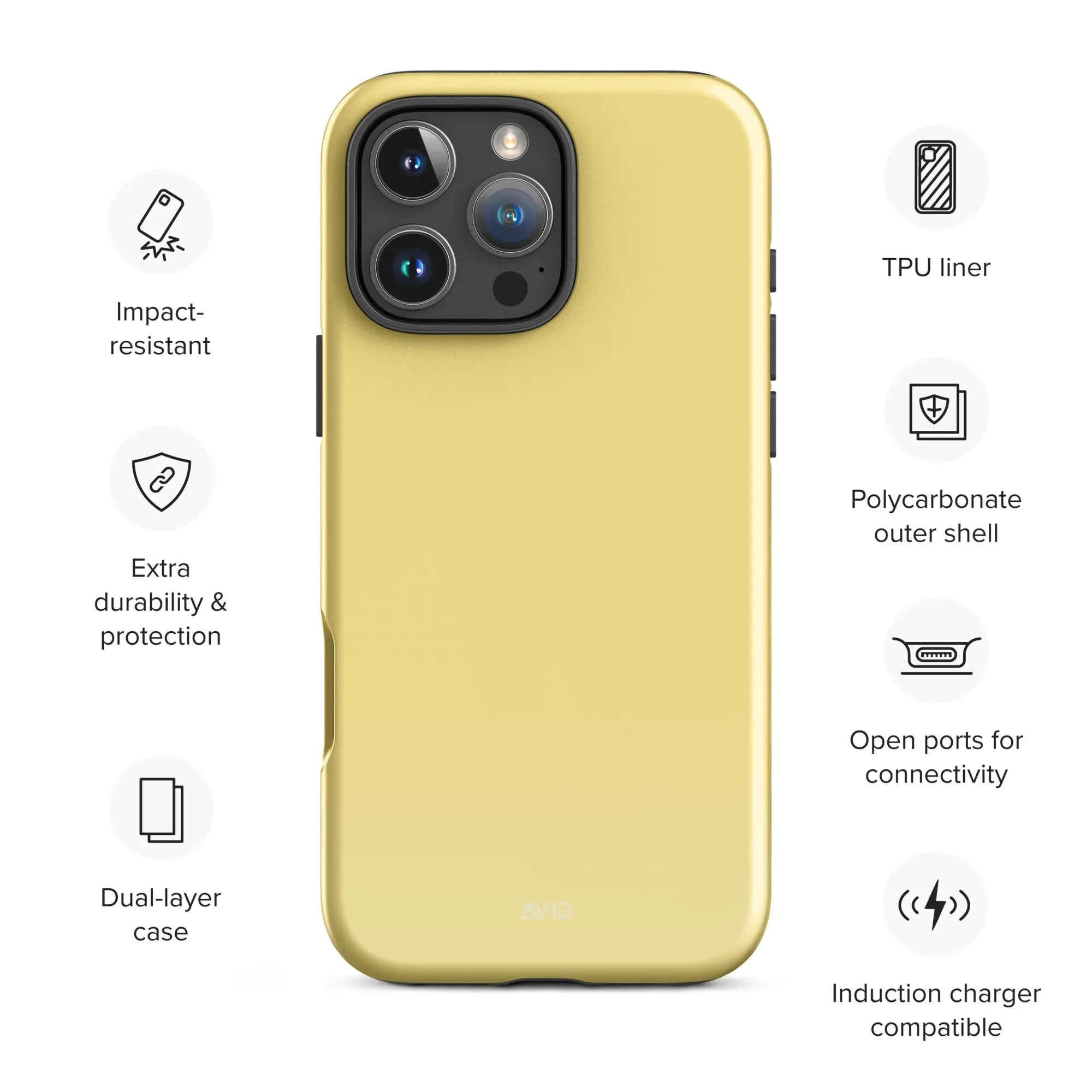 Vis Vis Yellow - Tough Case for iPhone®