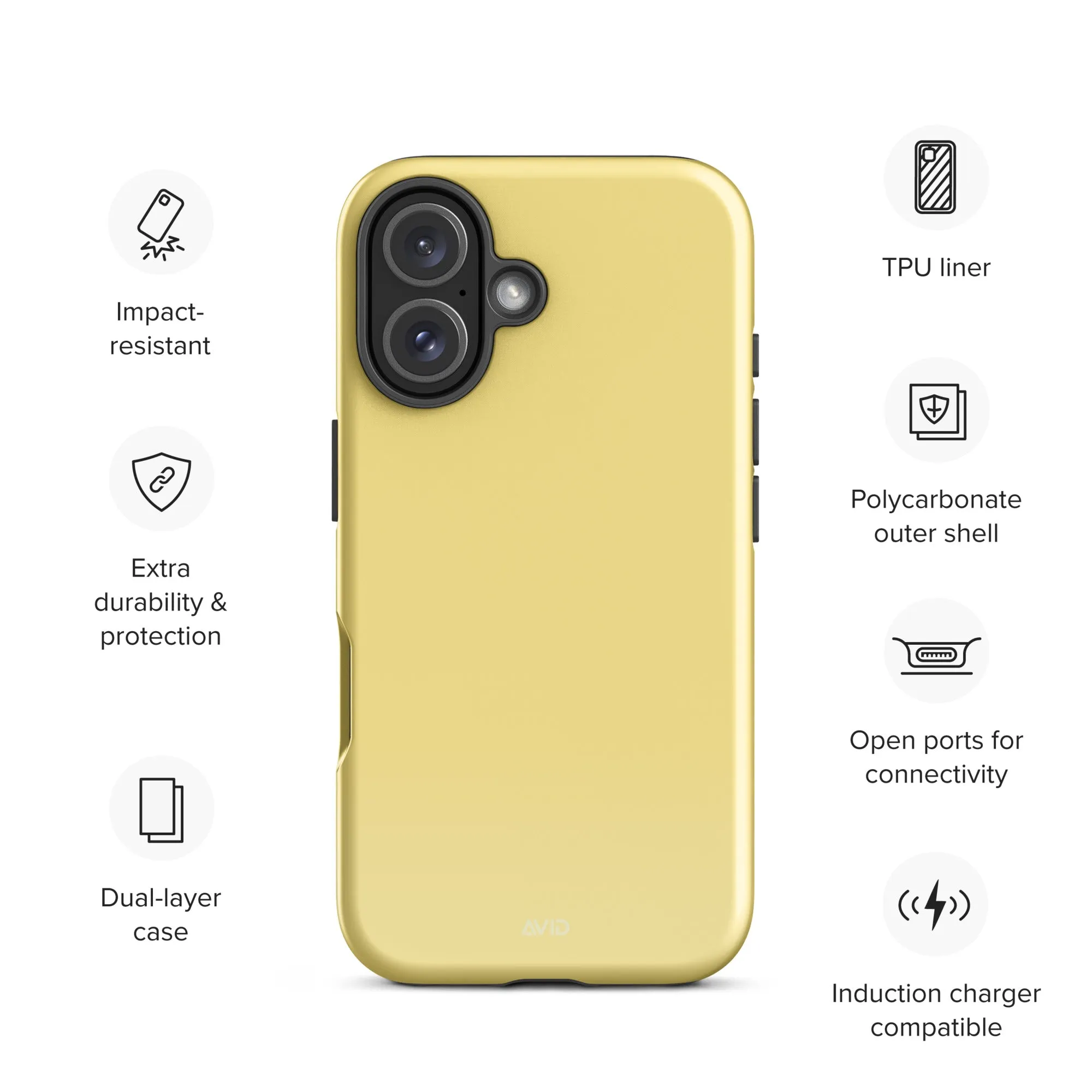 Vis Vis Yellow - Tough Case for iPhone®