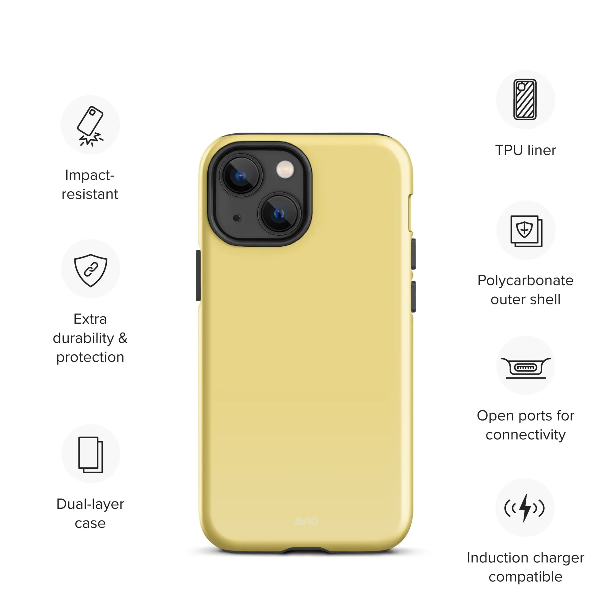 Vis Vis Yellow - Tough Case for iPhone®