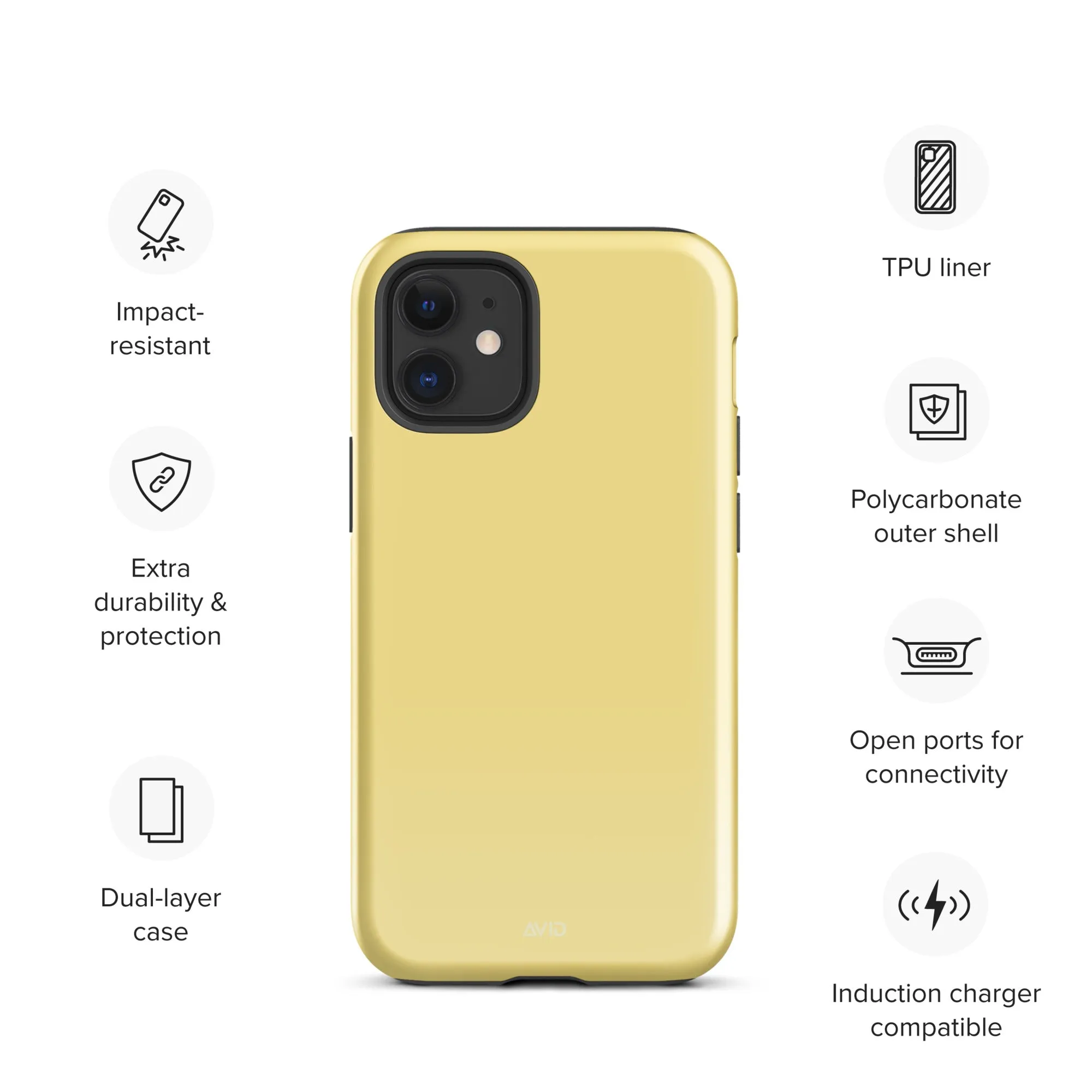 Vis Vis Yellow - Tough Case for iPhone®
