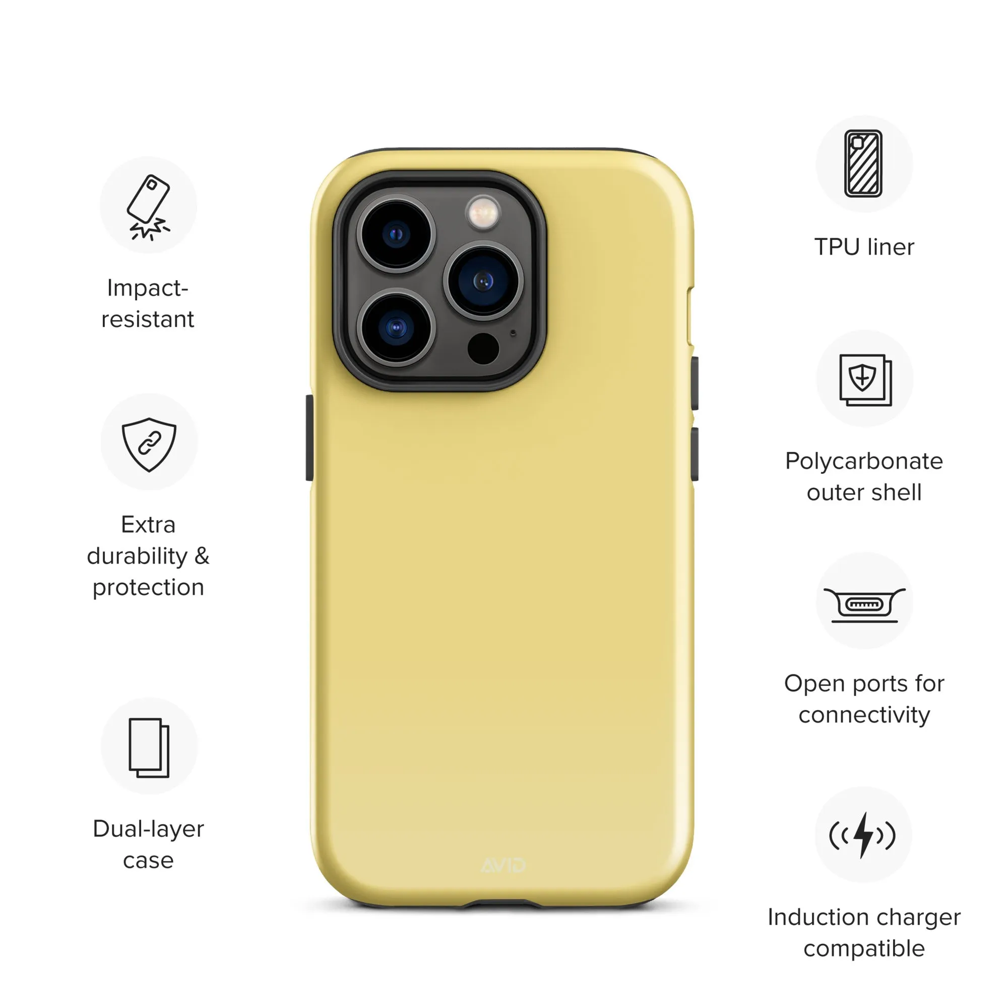 Vis Vis Yellow - Tough Case for iPhone®