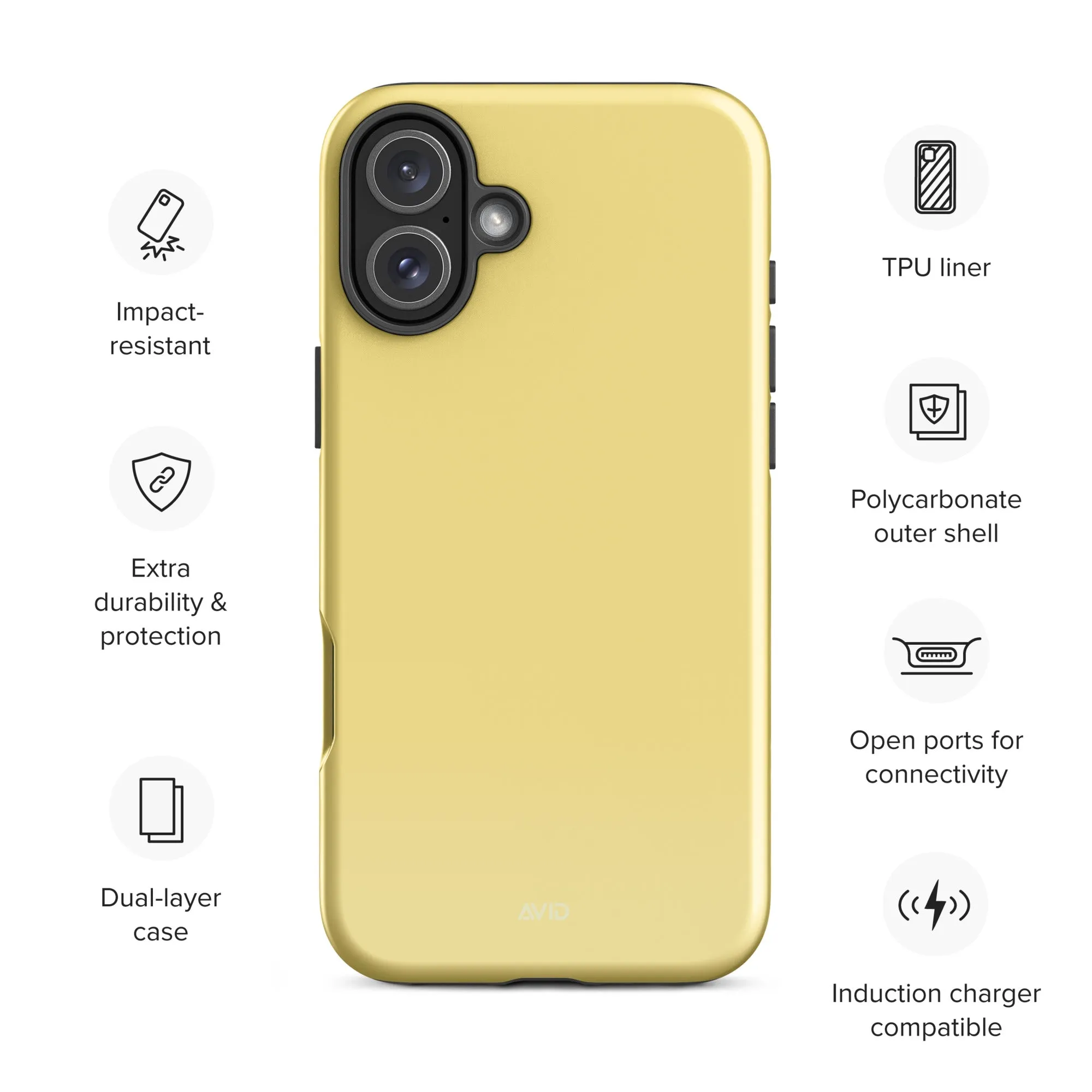 Vis Vis Yellow - Tough Case for iPhone®
