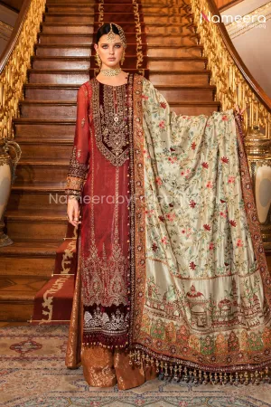 Wedding Party Dress Pakistani with Embroidery #BB160
