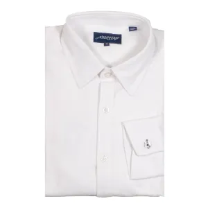 White 4-Way Stretch Shirt - Comfort Cut