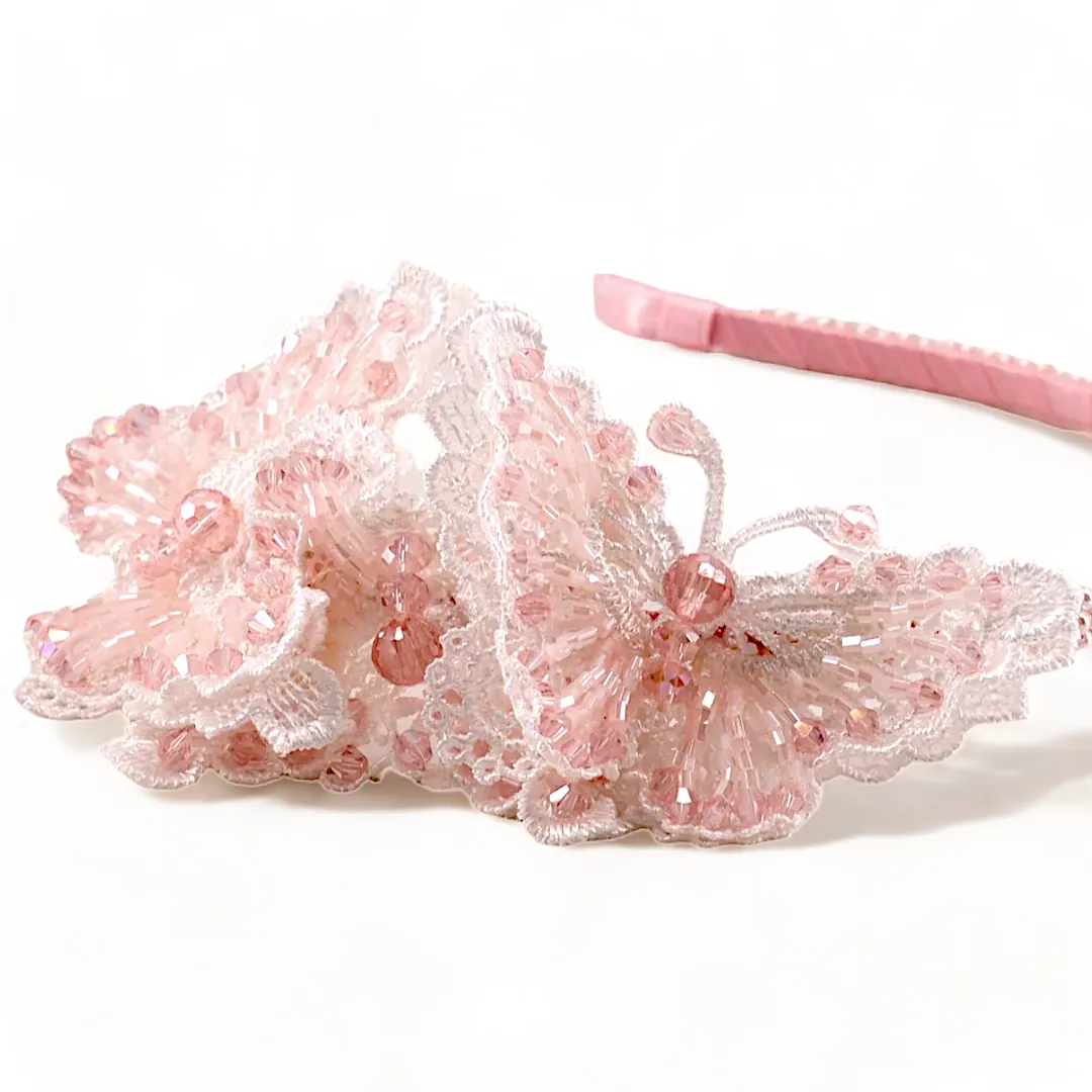 Wings of Love Butterfly Girls Headband