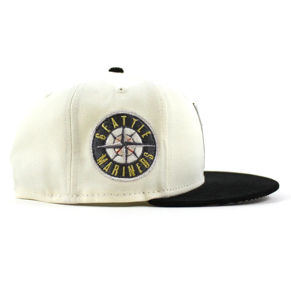 WISCONSIN TIMBER RATTLER New Era 59Fifty Fitted Hat (Chrome White Cordury Gray Under Brim)