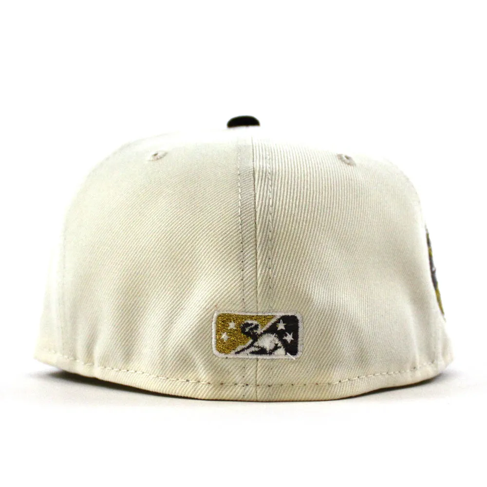 WISCONSIN TIMBER RATTLER New Era 59Fifty Fitted Hat (Chrome White Cordury Gray Under Brim)