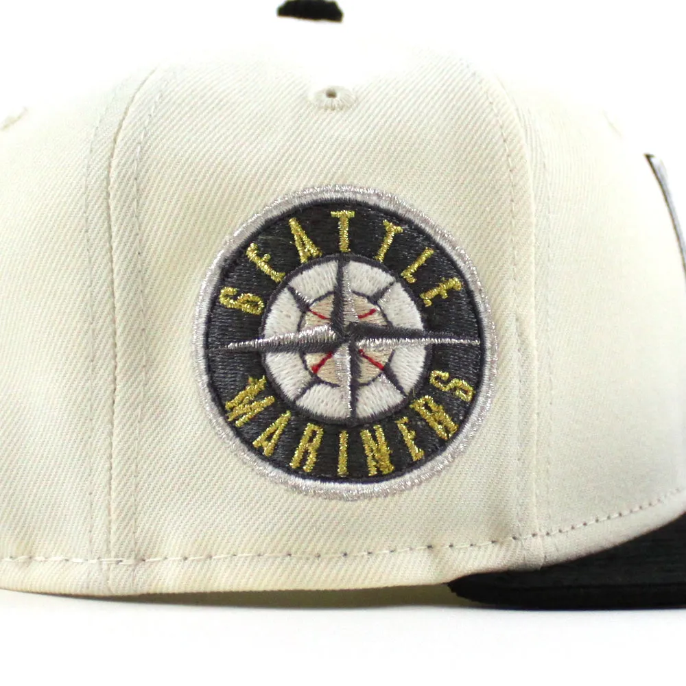 WISCONSIN TIMBER RATTLER New Era 59Fifty Fitted Hat (Chrome White Cordury Gray Under Brim)