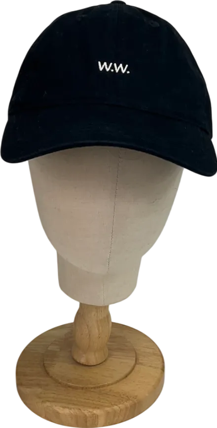 Wood Wood Black Low Profile Cap UK S