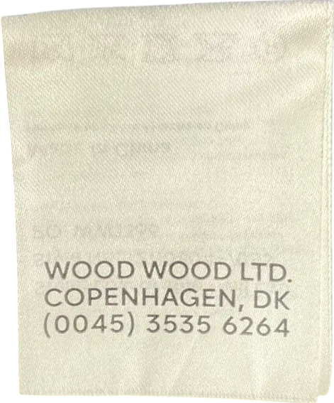 Wood Wood Black Low Profile Cap UK S