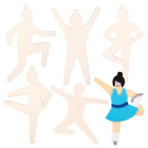 Wooden Active Figures Pack of 24