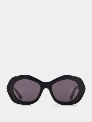 X Marni Ulawun Vulcano Black Sunglasses
