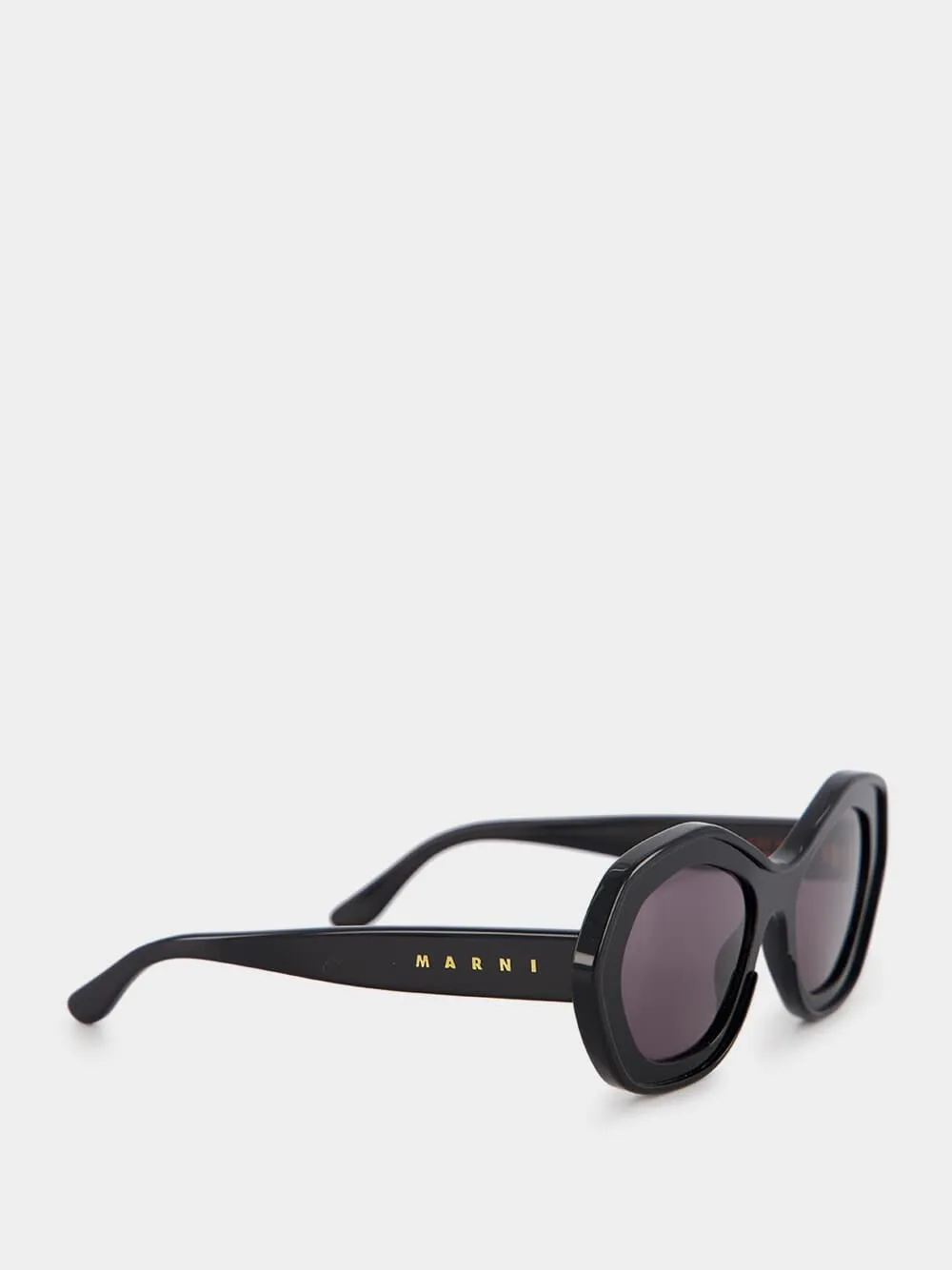 X Marni Ulawun Vulcano Black Sunglasses