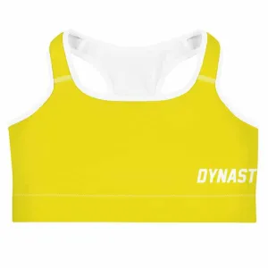 Yellow Ranger Sports Bra