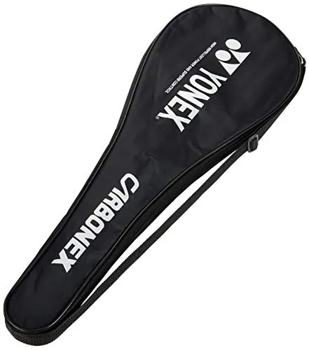 YONEX Carbonex Graphite 8000 Plus, 3U-G4 (White/Red) & Mavis 350 Green Cap Nylon Badminton Shuttlecock - Yellow